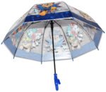 Kids umbrella with colorful design, durable handle and rain protection