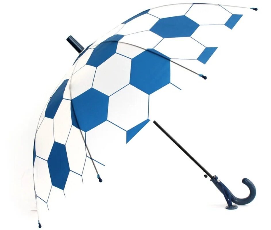 Umbrella with strong frame and colorful design for daily rain use