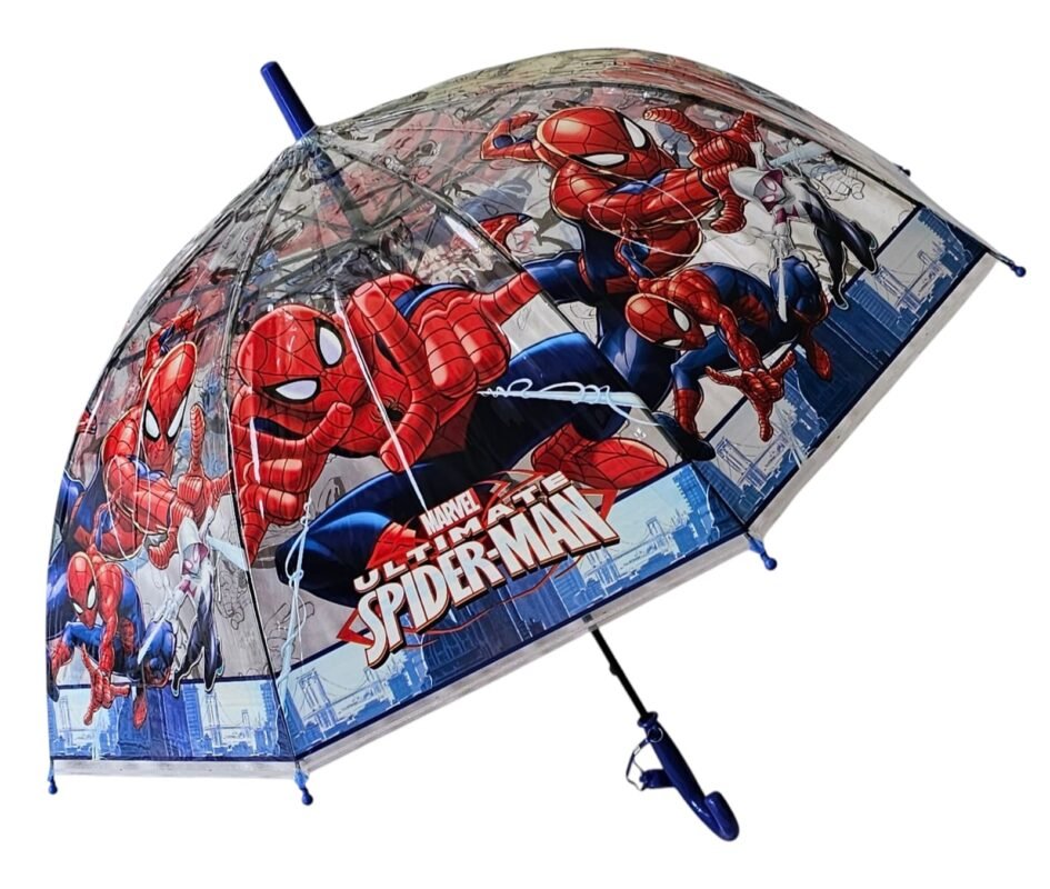 Umbrella with strong frame and colorful design for daily rain use
