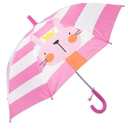 Cute Pink Cat Kids Umbrella
