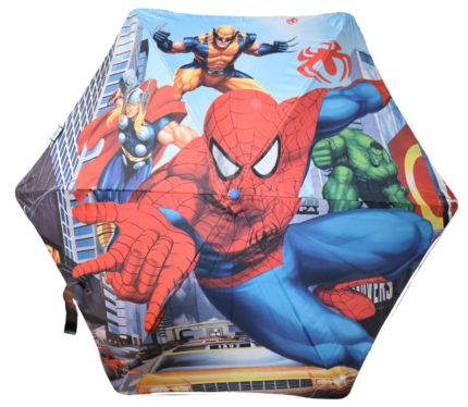 Star Shape Kids Umbrella – Spider-Man Superhero Umbrella