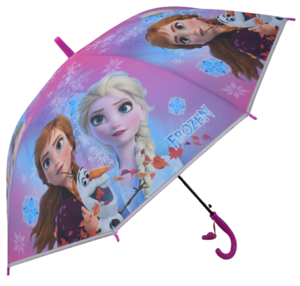 Frozen Kids Umbrella – Elsa & Anna Pink Umbrella