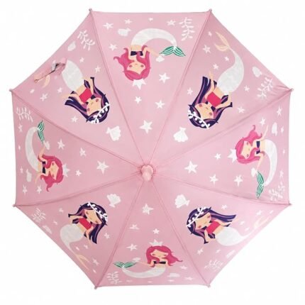 Color Changing Umbrella – Magical Mermaid Pink Design